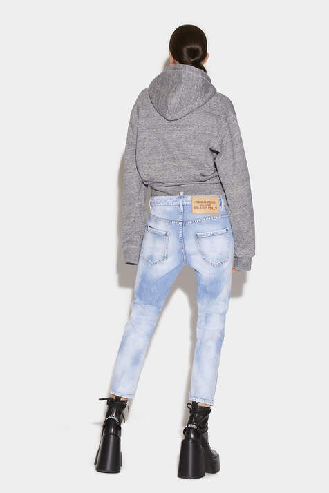 Light Sunny Day Wash Cool Girl Cropped Jeans immagine numero 2