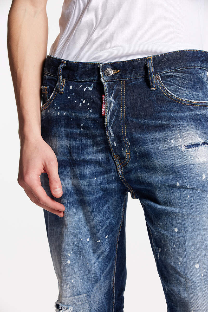 Dark White Sprinkle Wash Roadie Jeans 画像番号 3