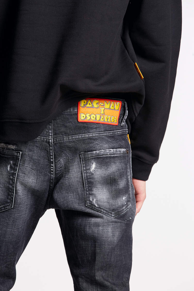 Pac-Man Black Wash Cool Guy Jeans图片编号4