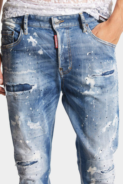 Medium Iced Spots Wash Super Twinky Jeans  image number 5