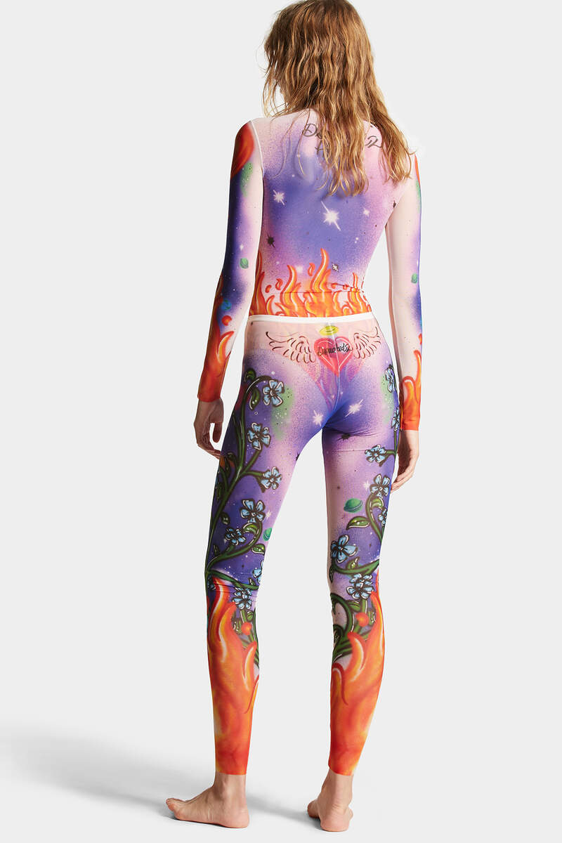 All Over Printed Legging image number 4