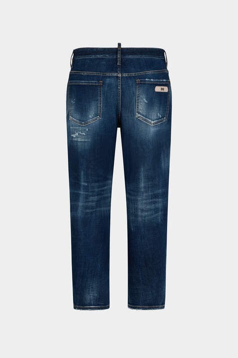 Dark Ripped Cast Wash Bro Jeans image number 4