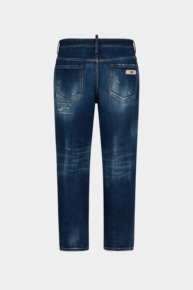 Dark Ripped Cast Wash Bro Jeans image number 2