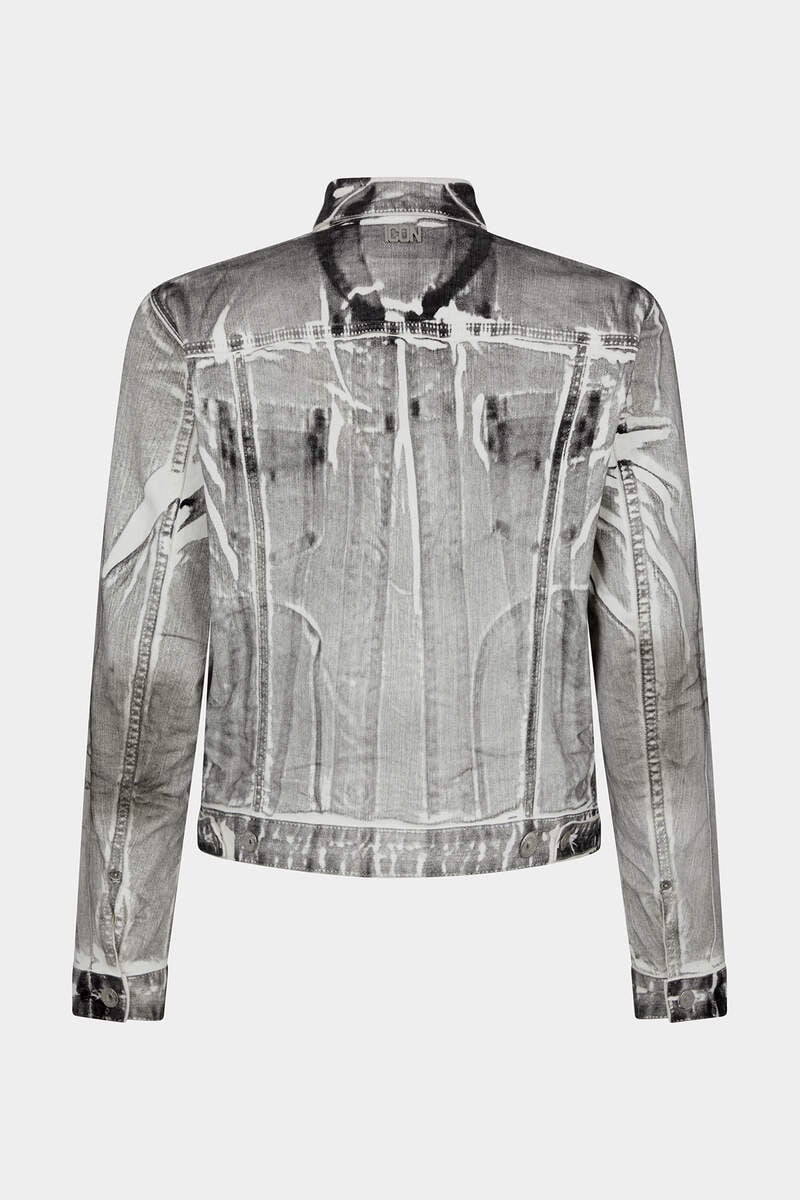 Icon White Coal Wash Dan Jeans Jacket número de imagen 2