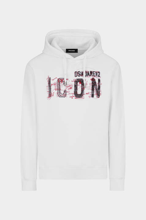 Icon Scribble Cool Fit Hoodie Sweatshirt 画像番号 3