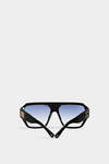 Hype Black White Pattern Sunglasses 画像番号 3