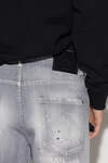 Light Grey Wash Skater Jeans image number 4