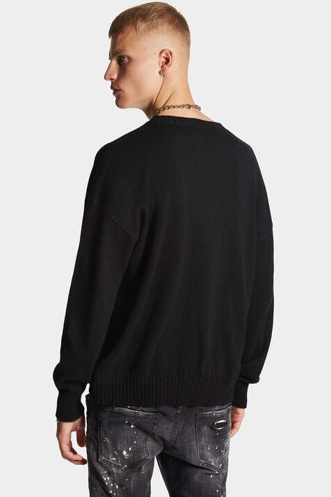 Gothic Knit Crewneck Pullover image number 2