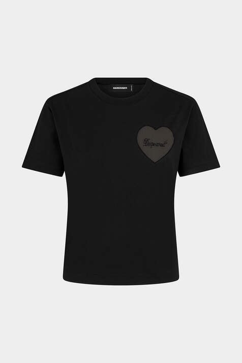 Boxy Fit Heart T-Shirt Bildnummer 3
