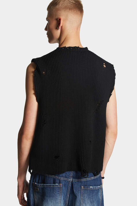 Icon Knit Sleeveless Pullover image number 2