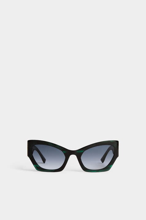 Hype Green Horn Sunglasses image number 2