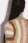 Striped Cropped Turtle Neck image number 3