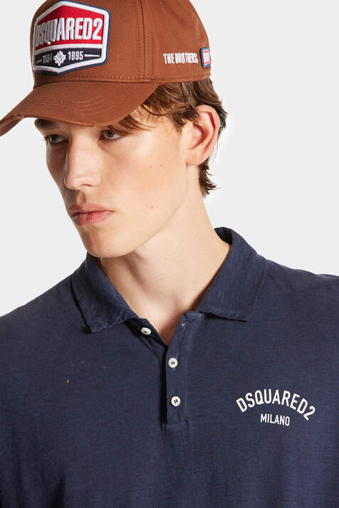 Dsquared2 Milano Tennis Fit Polo Shirt image number 5