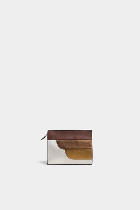 Laminated Soft Leather Clutch image number 2