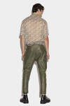 Scruffed Leather Combat Trousers image number 2