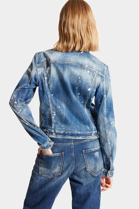 Medium Kinky Wash Boyfriend Jeans Jacket Bildnummer 2