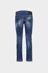 Medium White & Blue Spots Sharpei Jeans número de imagen 2