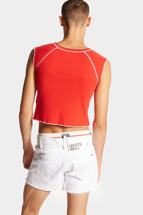 Darlin' Cool Fit Sleeveless Cropped T-Shirt  immagine numero 2