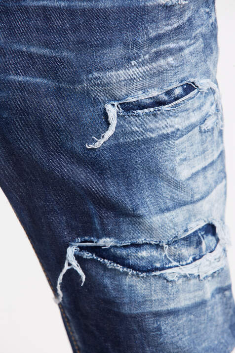 Dark Ripped Wash Super Twinky Jeans image number 5
