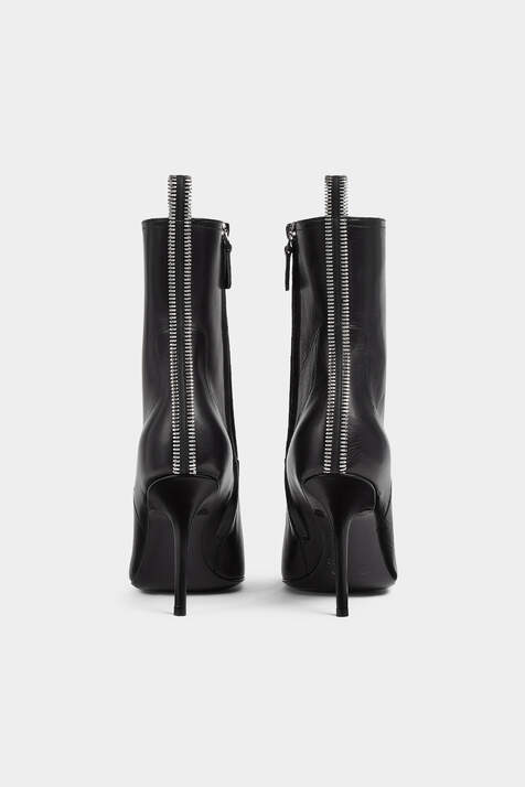 Zip Up Heeled Ankle Boots image number 2
