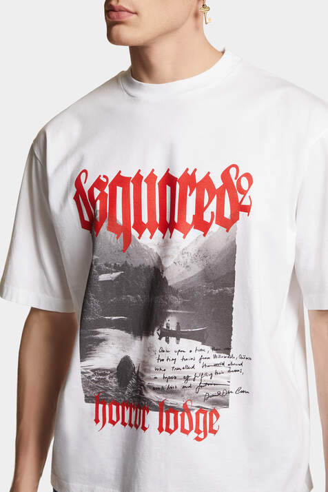 Gothic Print Loose Fit T-Shirt número de imagen 5