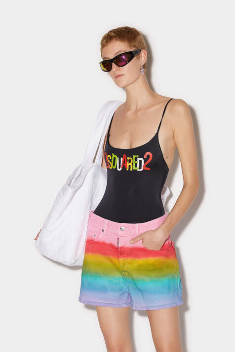 Rainbow Baggy Shorts