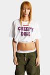 Creepy Doll Cropped Fit T-Shirt image number 3