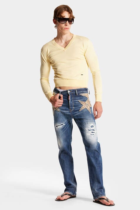 Dark Ripped Wash 642 Jeans image number 5