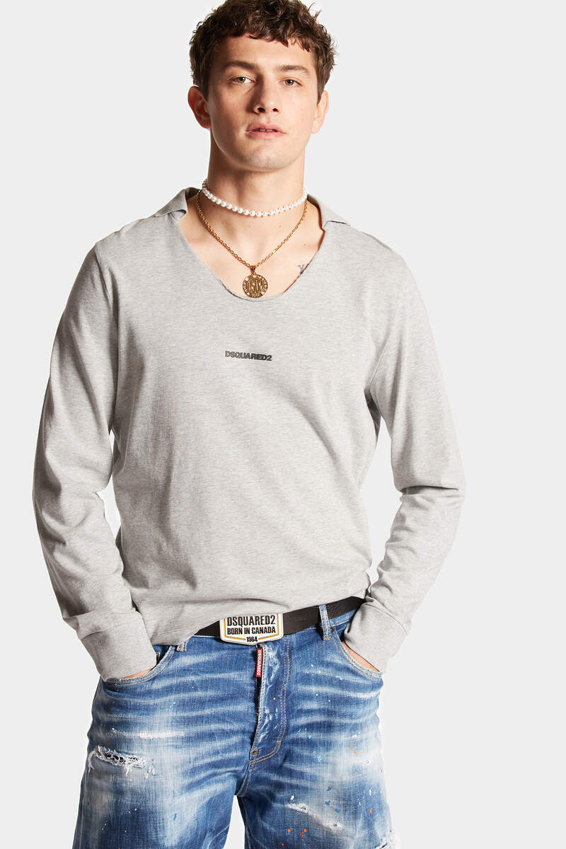 Ribbed Long Sleeves T-Shirt 画像番号 3