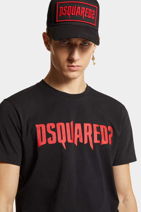 Dsquared2 Horror Red Logo Cool Fit T-Shirt immagine numero 5