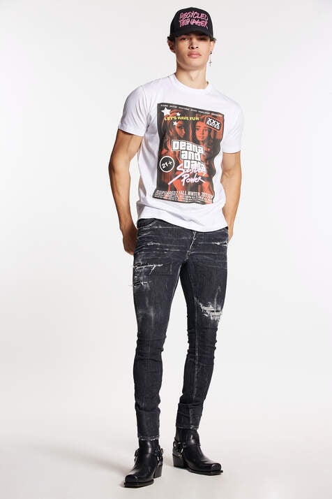 Black Ripped Wash Super Twinky Jeans