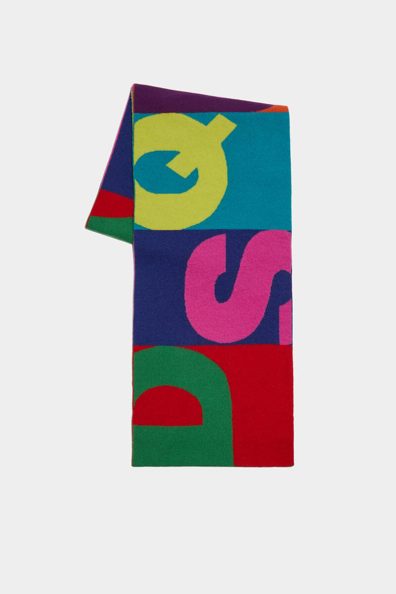 Dsquared2 Color Block Scarf 画像番号 1