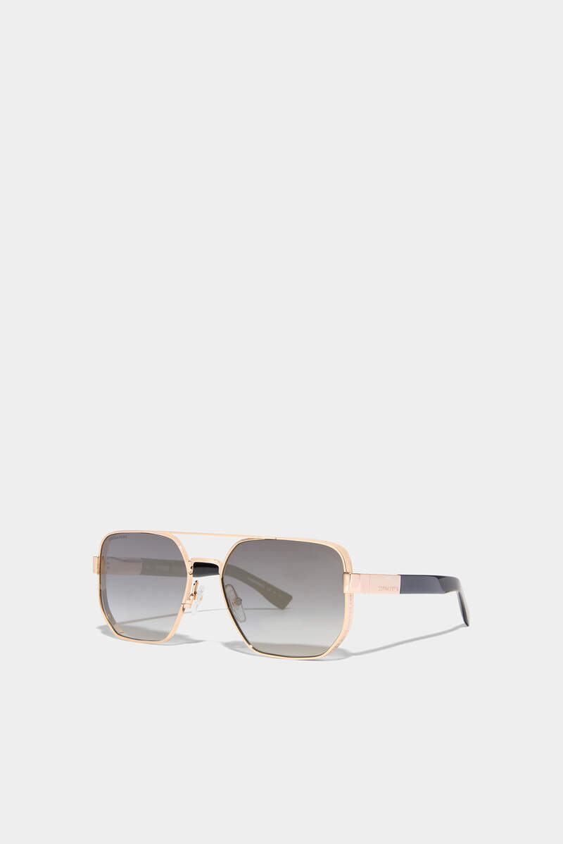 Hype Gold Black Sunglasses image number 1