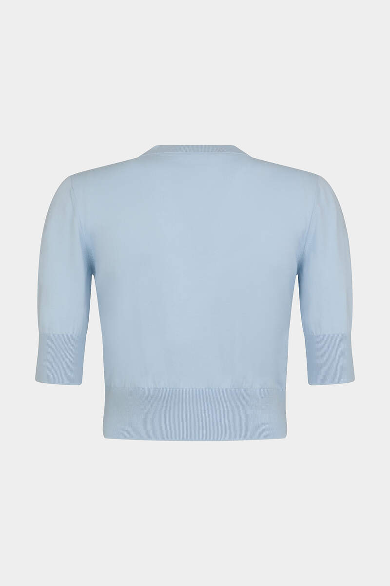 Cropped Knit Pullover image number 2