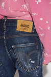 Dark Ripped Wash Cool Girl Cropped Jeans image number 4