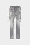 Grey Spotted Wash Cool Girl Jeans image number 1