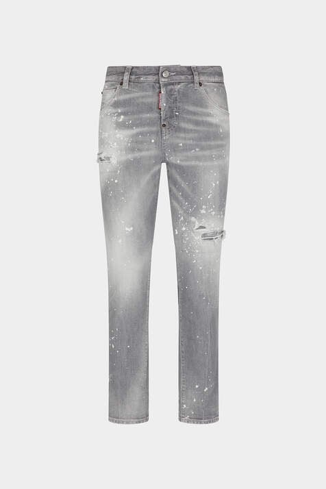 Grey Spotted Wash Cool Girl Jeans 画像番号 3