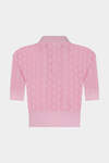 Openwork Knit Polo image number 2