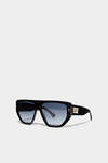 Hype Black Gold Sunglasses image number 1