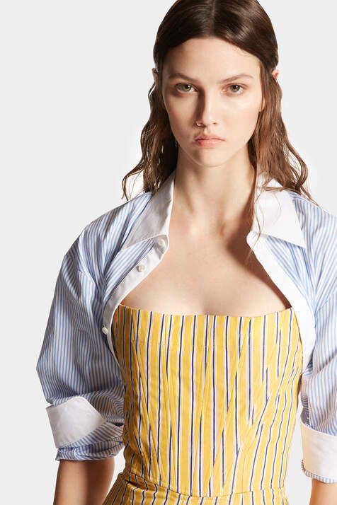 Striped Shrug Shirt image number 5
