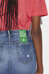 Green Tab Partially Organic Cotton Mini Skirt número de imagen 4