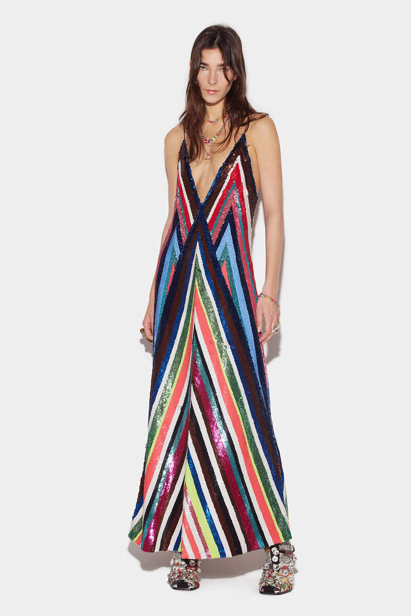 Rainbow Maxi Dress immagine numero 1