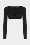 Icon Long Sleeves Crop Top immagine numero 1