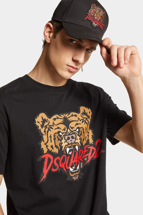 Bear Black Cool Fit T-Shirt immagine numero 5