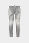 Grey Spotted Wash Skater Jeans图片编号1