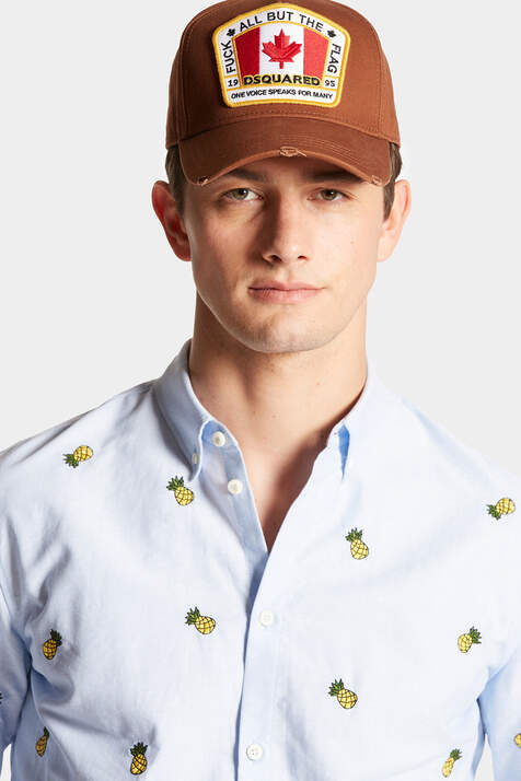 Embroidered Fruits Shirt image number 5