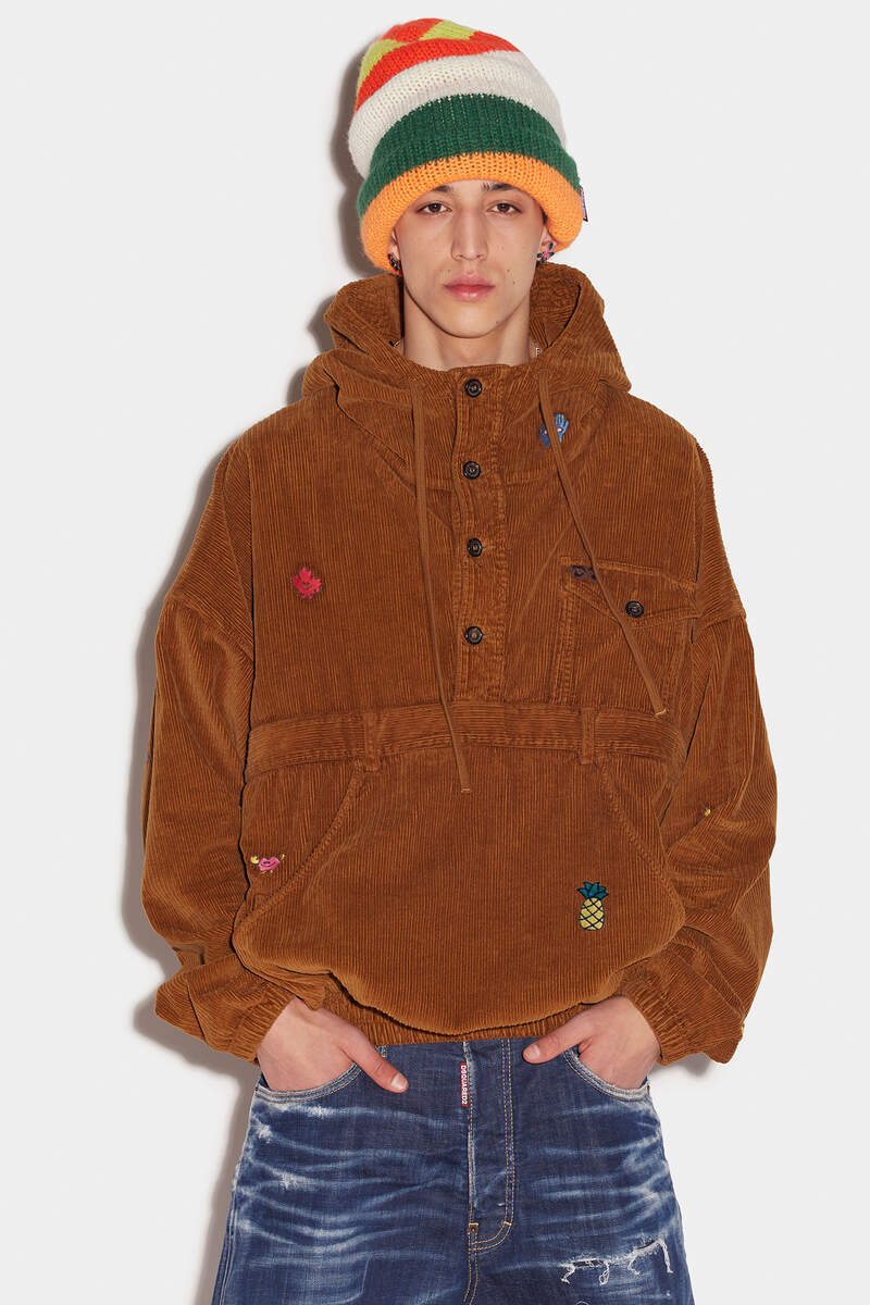 Corduroy Patch Anorak image number 3