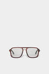 Refined Brown Horn Optical Glasses image number 2