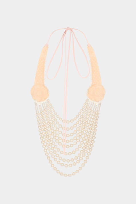ErtË Style Nipple Cover Pearls Top immagine numero 4