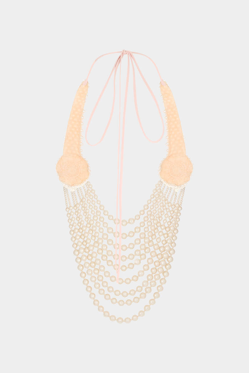 ErtË Style Nipple Cover Pearls Top Bildnummer 2
